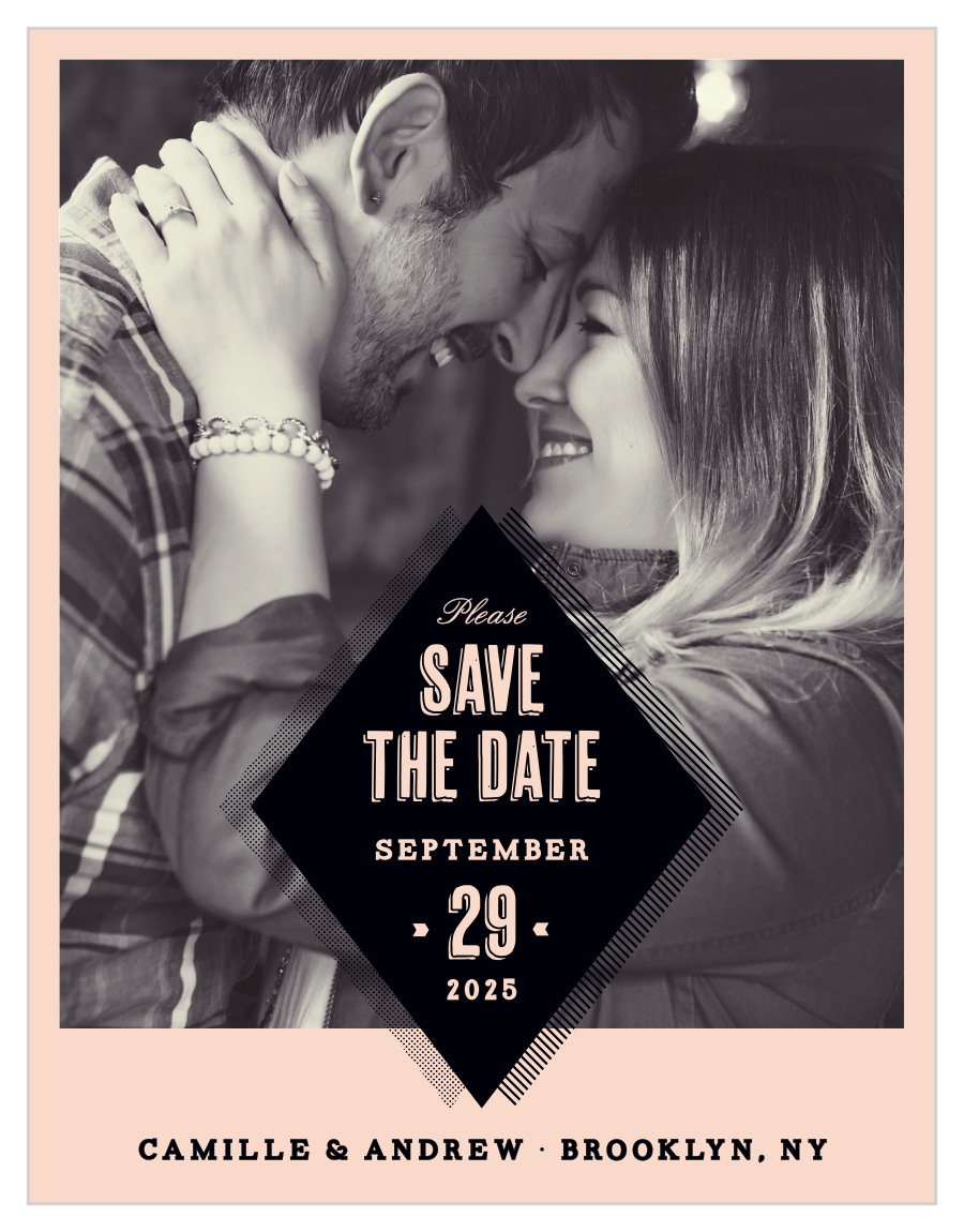 Rough Diamond Save the Date Magnets