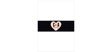 After you have customized all your cards, use the Rough Diamond Belly Bands to hold them all together.