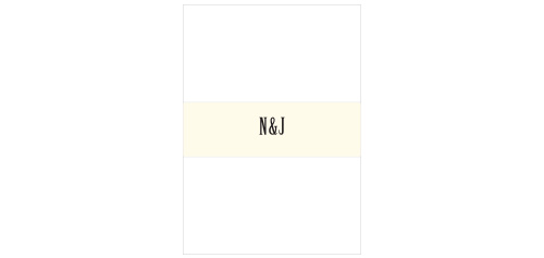 After you have customized all your cards, use the Ex Libris Belly Bands to hold them all together.