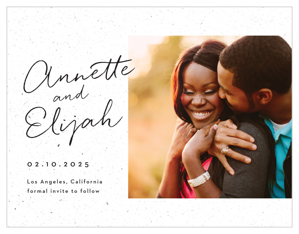 Darling Couple Save the Date Cards