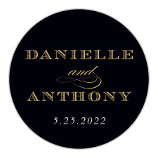 Add an extra custom touch to your stationery suite with the Lovely Vintage Foil Stickers.