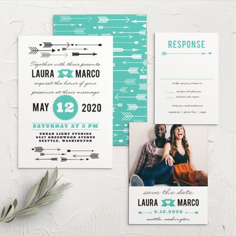 Love Struck Wedding Invitations