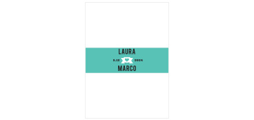 From the Love vs. Design collection by Basic Invite comes the Love Struck Belly Bands, an elaborate and modern take on cupid's arrow! 