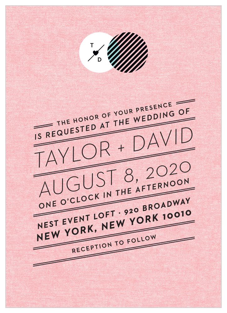 Modern Day Love Wedding Invitations