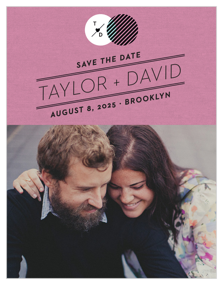 Modern Day Love Save the Date Cards