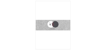 After you have customized all your cards, use the Modern Day Love Belly Bands to hold them all together.