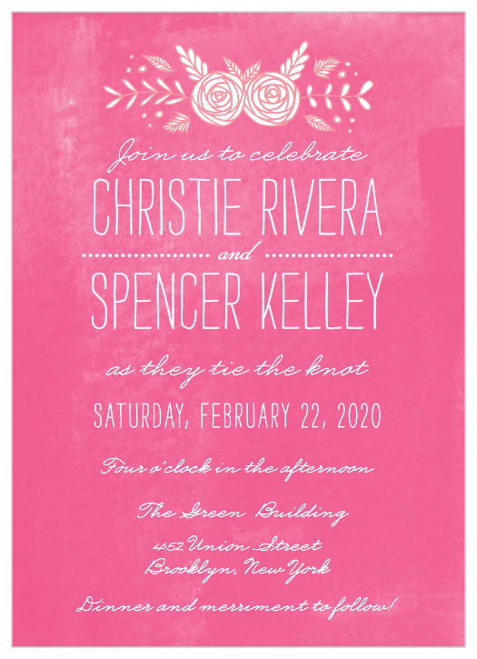 Your guests will adore the In Bloom Wedding Invitations once they receive them.