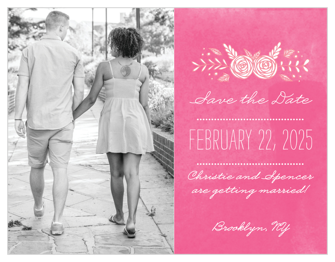 In Bloom Save the Date Cards
