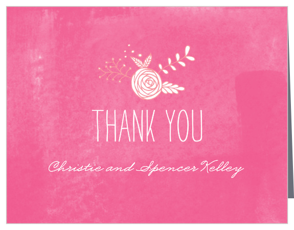 Make sure your guests know how much you appreciate them using the In Bloom Thank You Cards.