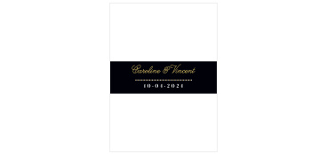 Wrap your invitations with one of our stunning Modern Story Belly Bands to finish it off in style.