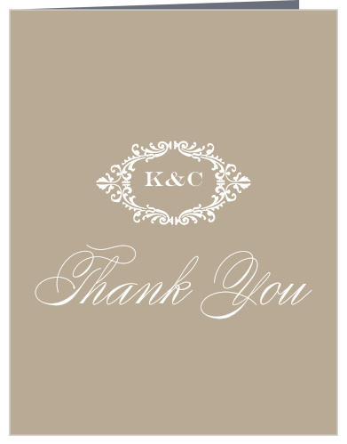 Lace Couture Wedding Thank You Cards