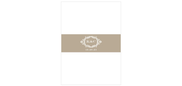 A victorian styled emblem makes the Lace Couture Belly Bands an irresistible choice!