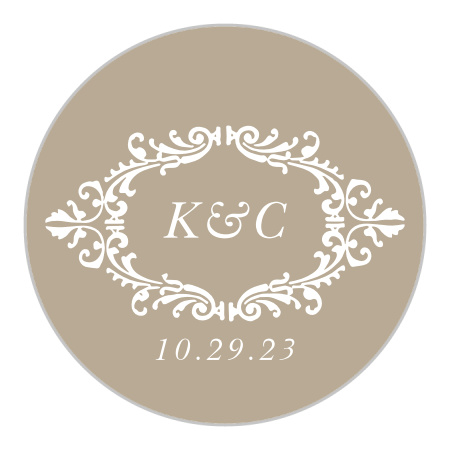 Lace Couture Wedding Stickers