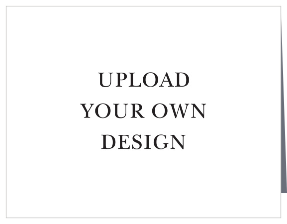 Upload your own design and let us print your landscape thank you cards for you.