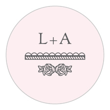 Use our Rosette Border Wedding Stickers to finish off your Wedding Suite.