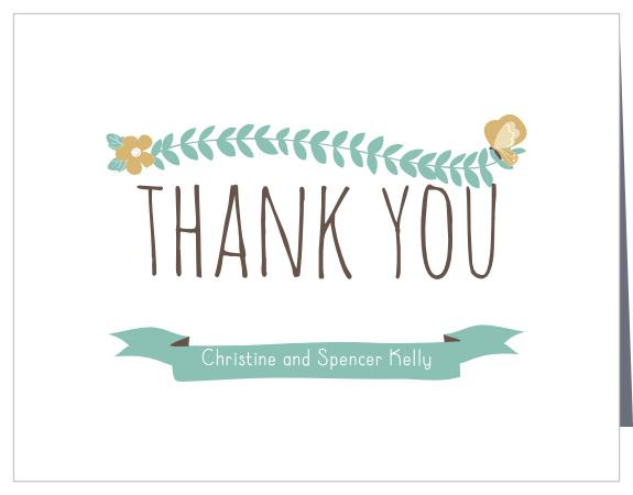 The Live and Love Foil Thank You Cards as well as the rest of the foiled wedding suite are reminiscent of a fairy tale with it's enchanting illustrations, let your loved ones know you appreciate them for being there to send you off into your happily ever after!