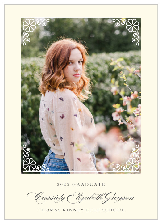 Add a little fun into your graduation announcements with The Perfectly Framed Graduation Announcement.