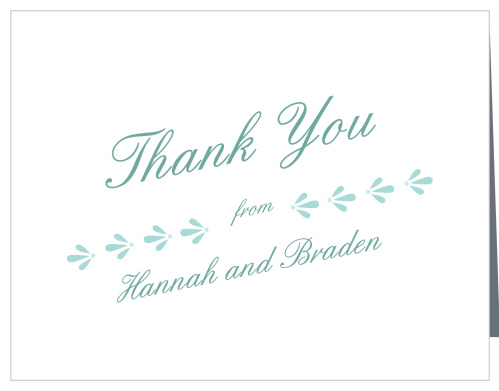 Make sure your guests know how much you appreciate them using the Fresh Breeze Thank You Cards.
