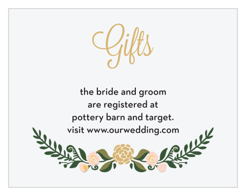 Laurel Crown Foil Wedding Invitations by Basic Invite