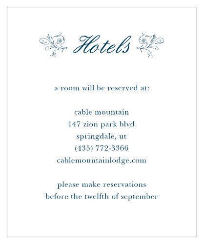 Sweet Antiquity Accommodation Cards