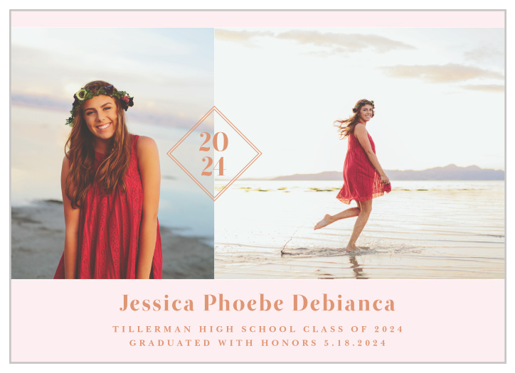 If you are looking for an awe-inspiring graduation announcement than you need to look no further than The Photo Perfection Graduation Announcement.