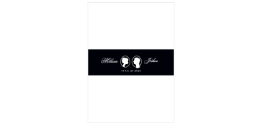 After you have customized all your cards, use the Stately Silhouette Belly Bands to hold them all together.