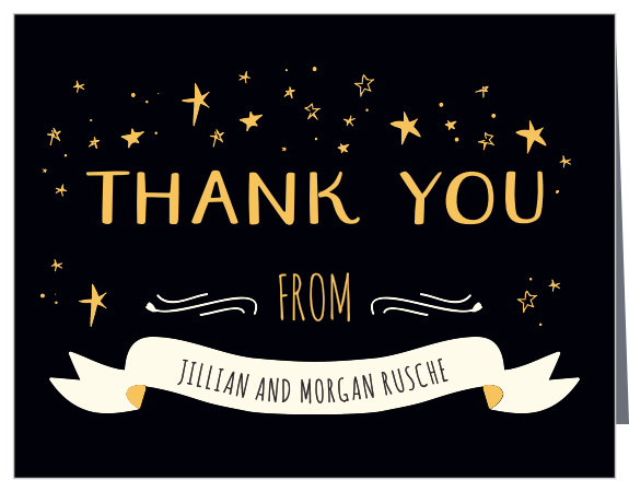 Let the "Good Times" roll with these vivacious thank you cards, as well as the rest of the Good Times wedding suite!