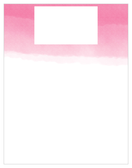 A trendy watercolor wash makes your logo pop with the Ombre Logo Business Stationery