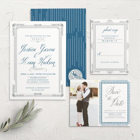 Elegant Frame Wedding Invitations
