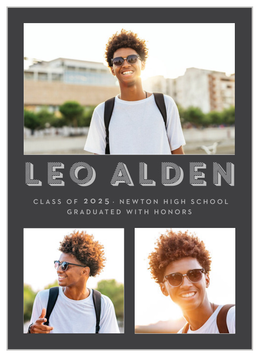 The Standing Ovation graduation announcement helps you stand our as a graduate. 