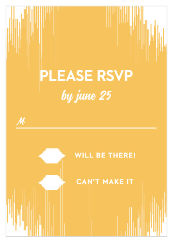 With the Common Thread Response Cards you will be able to keep track of all the guests that plan on attending your wedding.