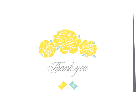 Make sure your guests know how much you appreciate them using the Say Yes Thank You Cards.