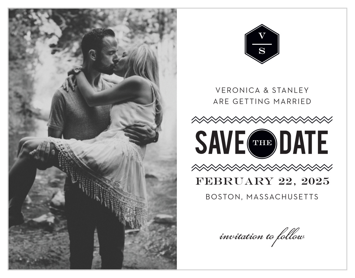 Travel in Style Save the Date Cards