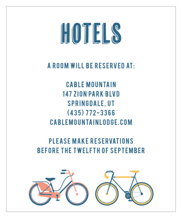 Ensure that your guests have a pleasant place to stay with our beautiful City Life Accommodation Cards.