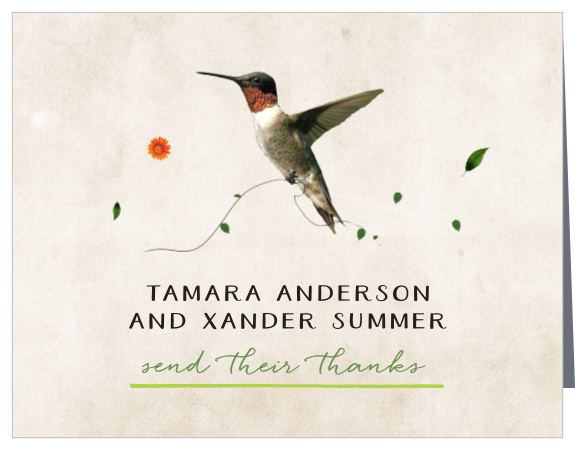 Make sure your guests know how much you appreciate them using the Rustic Heartchery Thank You Cards.