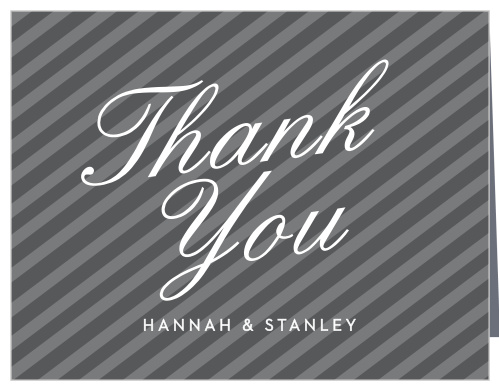 Note Home Foil Wedding Thank You Cards