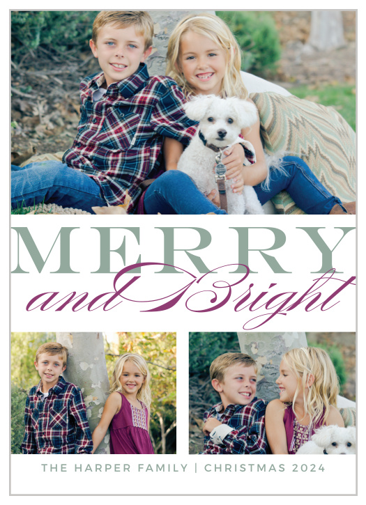 This season is sure to be merry and bright after your wonderful greeting cards arrive!
