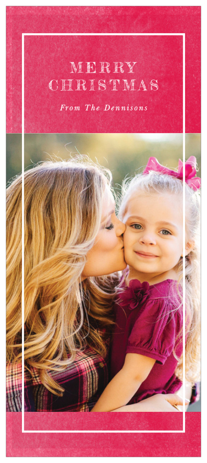 Take it back to the basics when sending out your Christmas cards this year with the Basic Christmas Tea Photo Christmas Cards.