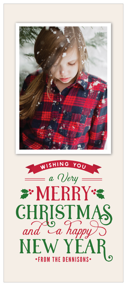 Send your season greeting this year with the Vintage Christmas Tea Photo Christmas Cards.