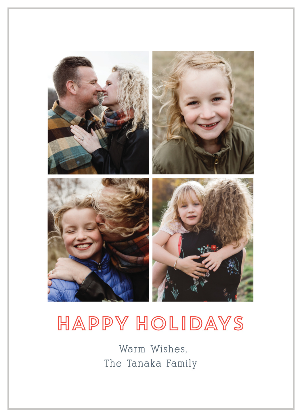 Our Story Photo Holiday Cards