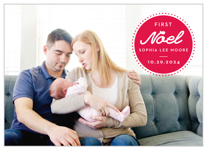 Commemorate this special year of firsts with the New Noel Photo Christmas Cards!