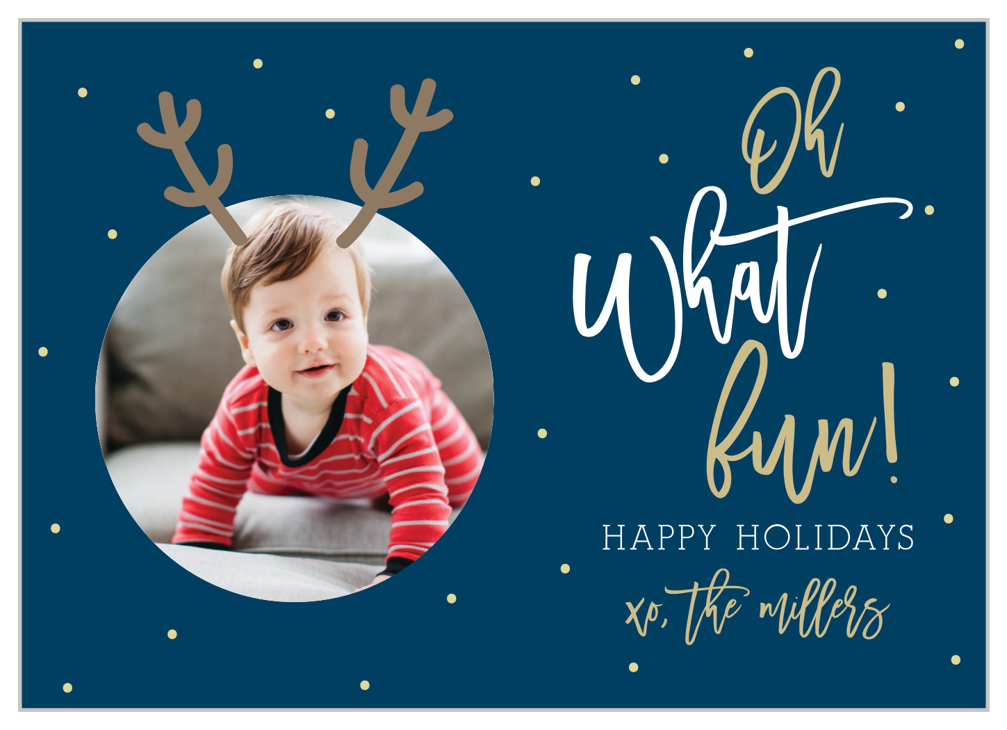 Oh What Fun Photo Holiday Cards