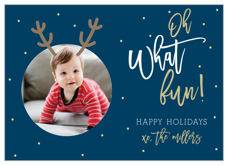 Our Oh What Fun Photo Holiday Cards are as cheery and fun as a holiday card can get!