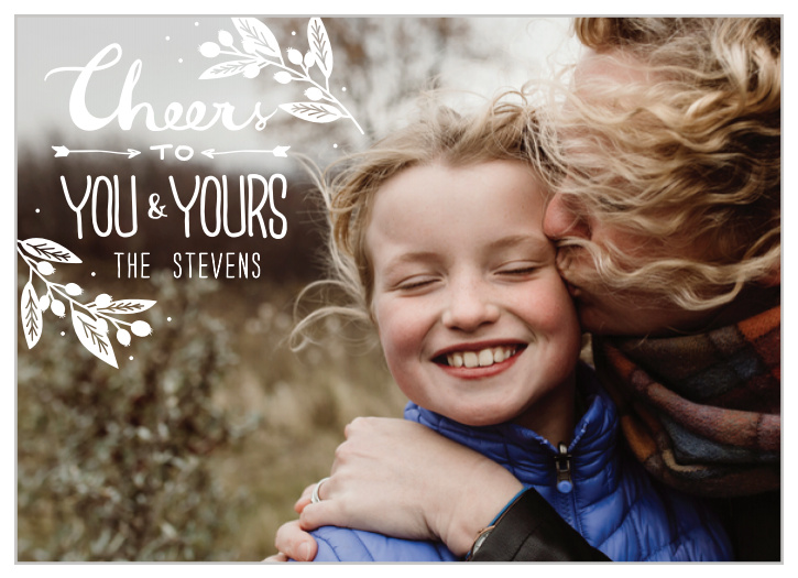 Make sure you send your friends and family a winter greeting with the You & Yours Photo Holiday Cards.