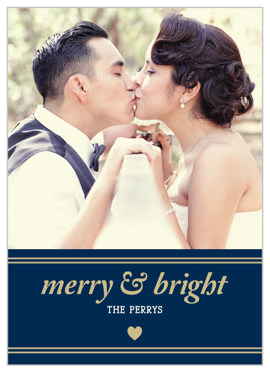 Make sure you share your holiday message with friends and family using the Shimmer Holiday Photo Christmas Cards.