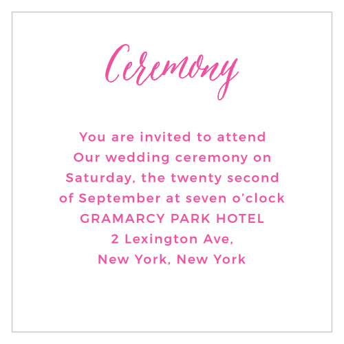 The Heart Beat Ceremony Cards don't need much in the way of embellishment.