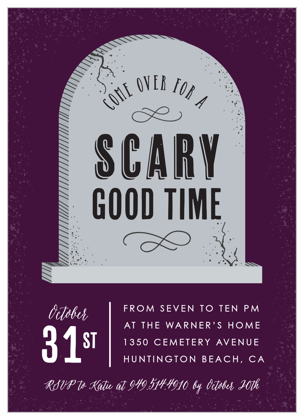 Scary Good Halloween Invitations