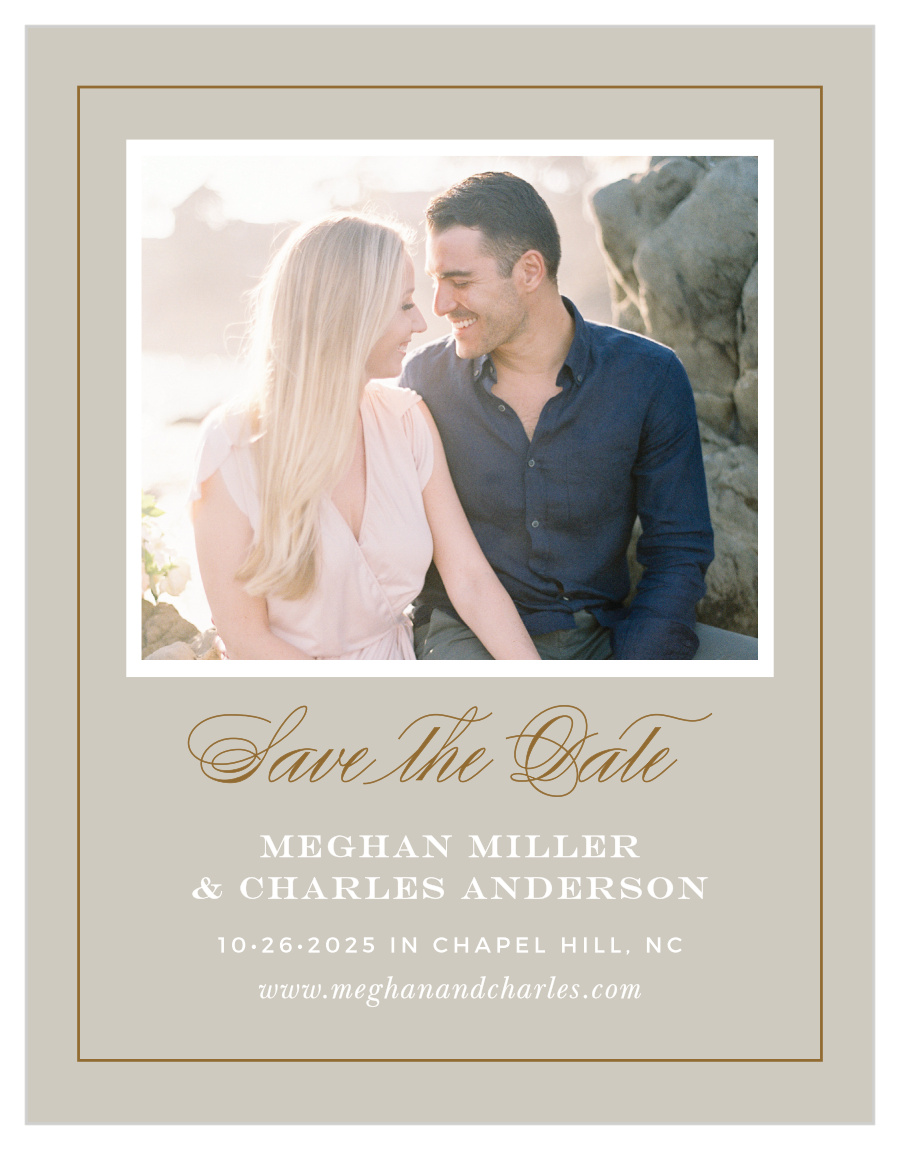 Falling Feathers Save the Date Cards