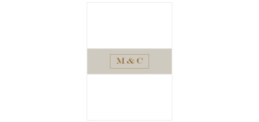 For the perfect finishing touch, wrap your wedding invitations in our lovely Falling Feathers Belly Bands.