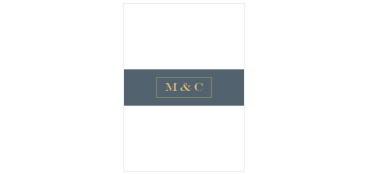 For the perfect finishing touch, wrap your wedding invitations in our lovely Falling Feathers Foil Belly Bands.